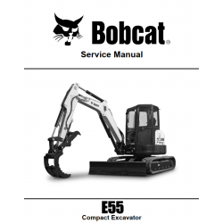 Bobcat - instrukcje napraw - schematy - DTR - service manuals - Bobcat E55